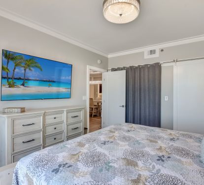 Master Bedroom with 65" Smart TV