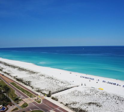 View from our balcony