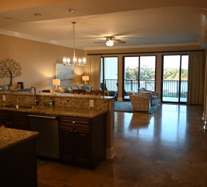 Beautiful Open-Concept  Living Area With Gorgeous Views!