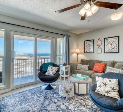 Living room with Views of the Sound