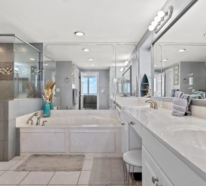 Master Bath with Jacuzzi Tub 