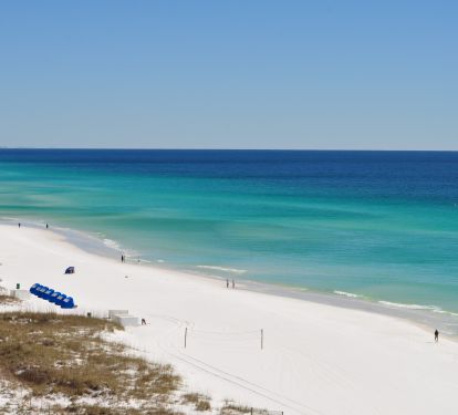 Beach view from balcony