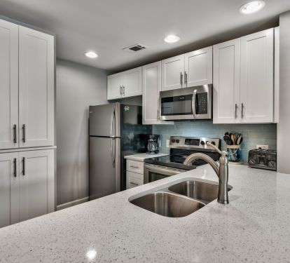 Includes large dining counter