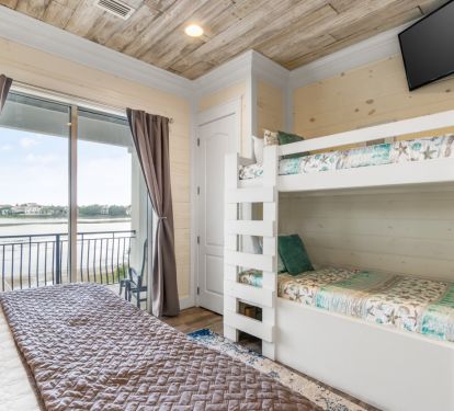 King Guest Bedroom 2 featuring an additional twin bunk bed