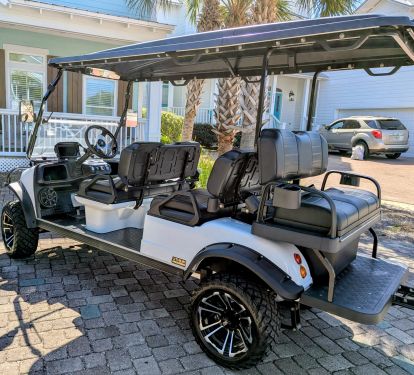 6-seater golf cart included with your stay