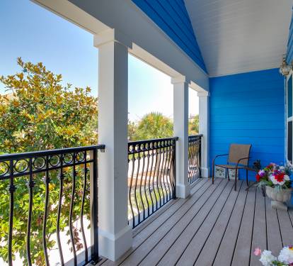 Beautiful outdoor spaces for quiet, relaxing time.