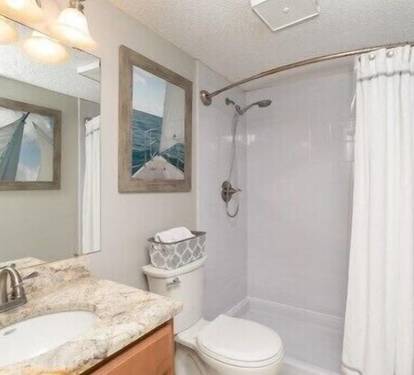 Master Bathroom with large shower