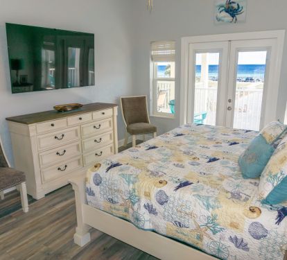 Additional View of King Master Suite with Private Bath and Covered Porch Access