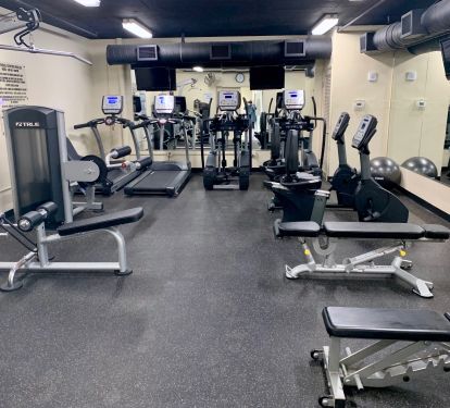 Fantastic Fitness Center with Cardio, Free Weights &amp; Weight Machines