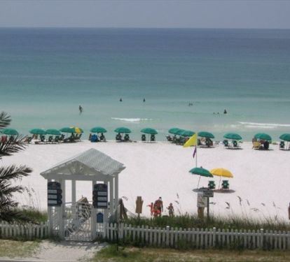 Private beach access