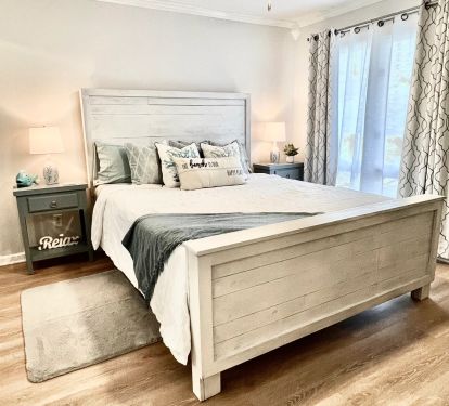 California King Bed (extra Long) with luxury mattress