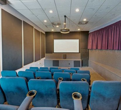 Watch your favorite movie at the Club Destiny Theater