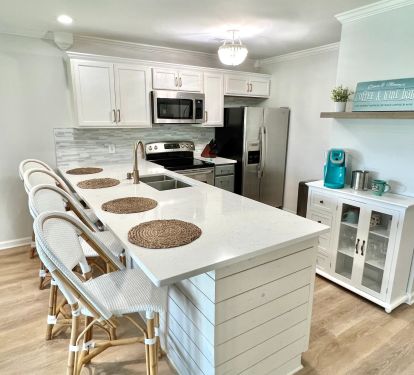 Kitchen with Coffee/Wine Station