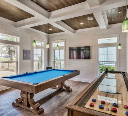 Pool table AND shuffleboard table for quality time with family/friends!