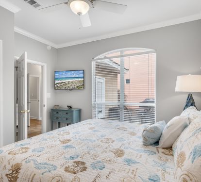 2nd King Bedroom with shared bath