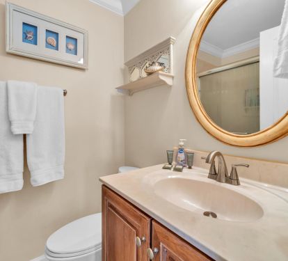 Guest suite bathroom