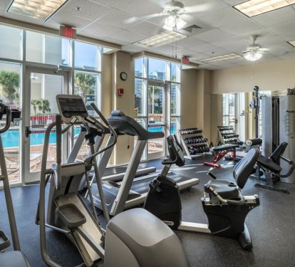 Full Gym complete with Sauna and steam room! 