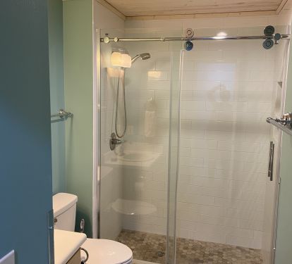 Master Bathroom with oversized shower