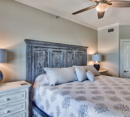 The master bedroom has direct access to the balcony!