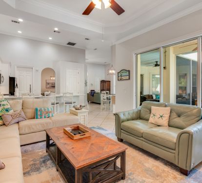 LR #1 with view of the pool &amp; spa