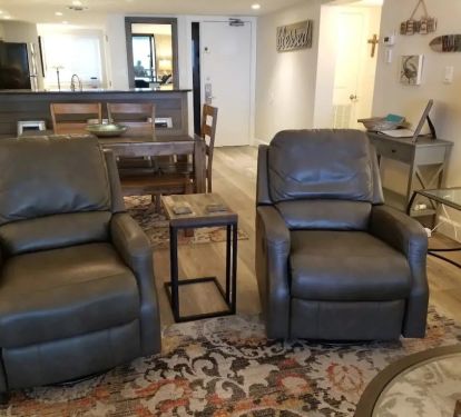 Comfy sofas in the living room