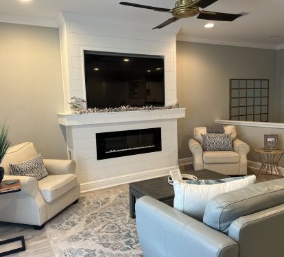 Relaxing Great Room with TV