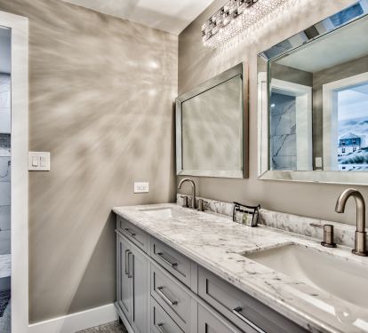 Guest en suite Bathroom also accessible via the Living Room