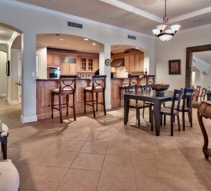 View from Master Bedroom to Kitchen 