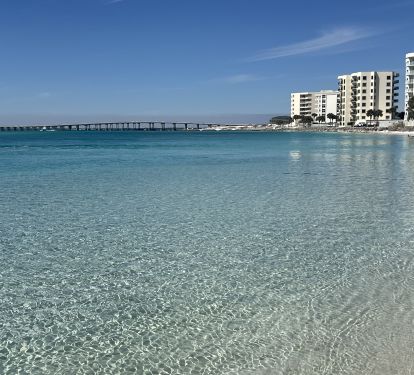 View From Condo Beach Towards Bridge
