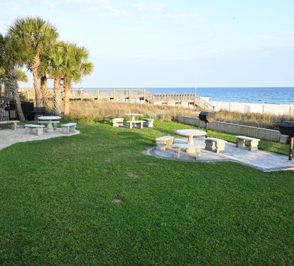 Updated Grill Area at the Perdido Sun