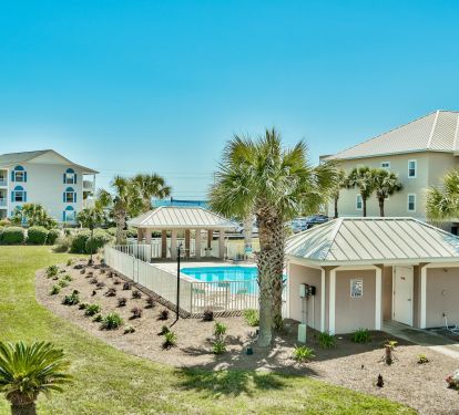 This is your balcony view! Gulf and pool views!