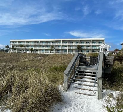 You are just steps away from the beach!