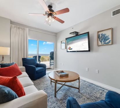 Living Room with balcony access
