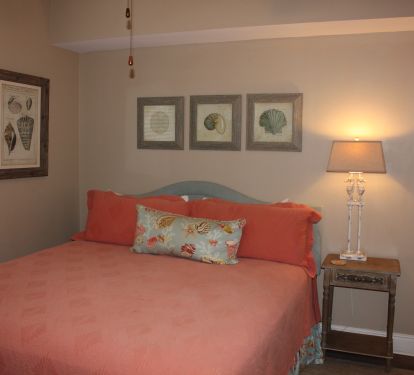 This is the 2nd Master bedroom. You'll find a King-sized Serta Perfect Sleeper here too.