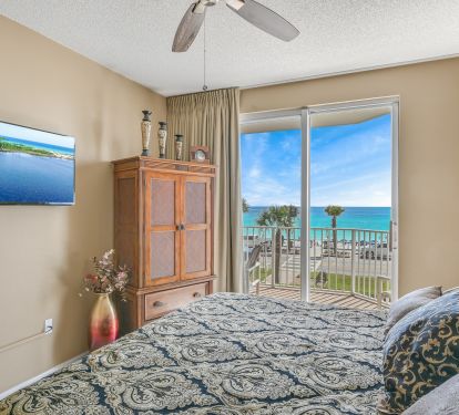 Master Bedroom Looking Out Toward the Gulf