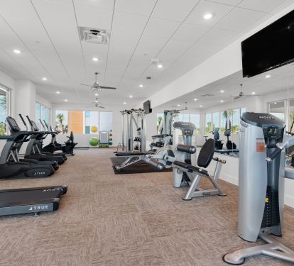 State of the art gym available for your use on premises
