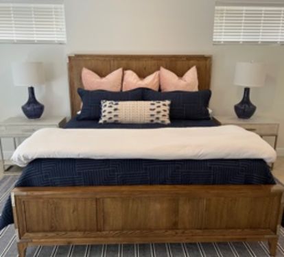 Newly redecorated master bedroom!