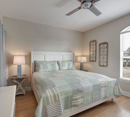 2nd Floor Guest King Bedroom with private balcony area