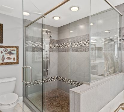 Master Bath walk-in Shower 