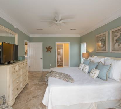 Space is abundant in the gorgeous master suite!