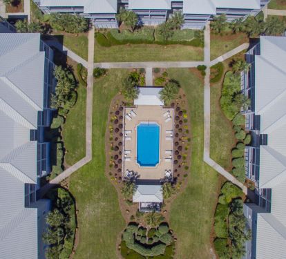 Communal Pool Located at the Center of the Community