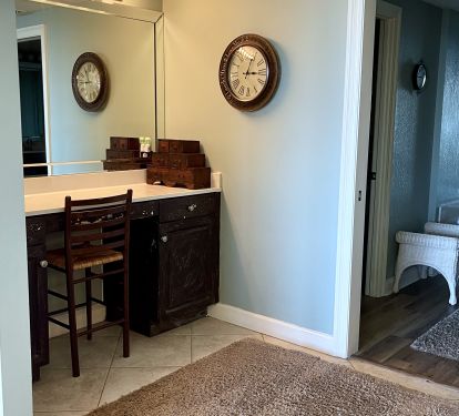 Master Vanity Area...adjacent from walk-in closet