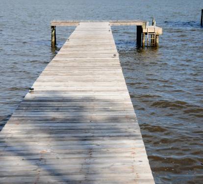 The Little House pier