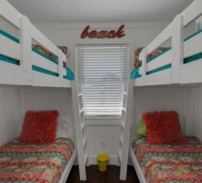 3rd Bedroom is a Bunk Room... Includes Flat Screen TV