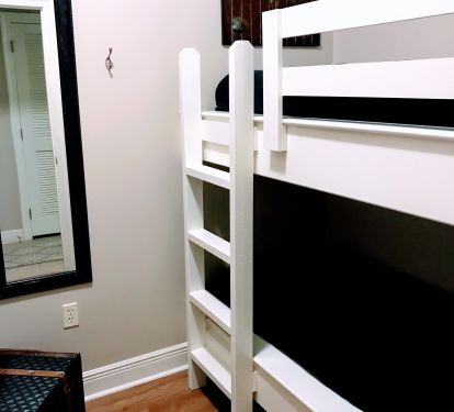 Oversize bunks which are perfect for kids