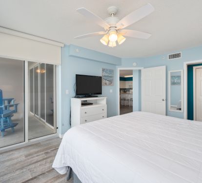 Direct access to the balcony from master and living room