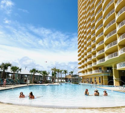 Calypso Tower III Fabulous 2nd Floor View of Pool &amp; Gulf -Steps from Pier Park.