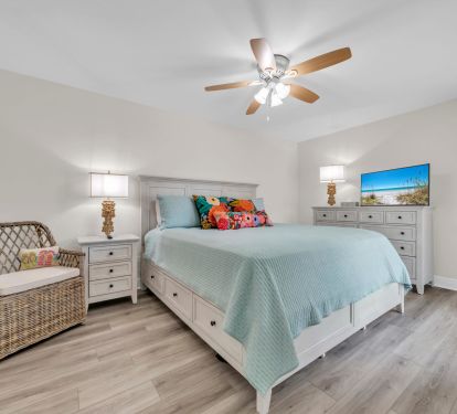 Master bedroom with KING bed!