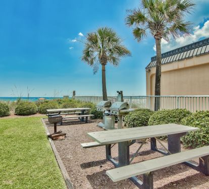 Summer Place has the only beachfront grilling area &amp; new commercial gas grills. 