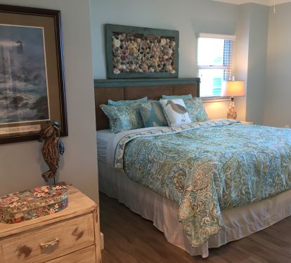 Amazing tranquility! Master k suite is Just off living area.